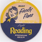 Reading Enjoy Friendly Beer Coaster