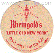 Rheingold Little Old New York Beer Coaster