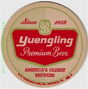 Yuengling America's Oldest Round Beer Coaster Yuengling America's Oldest Round Beer Coaster