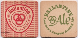 Ballantine Premium Lager Ale Beer Coaster Ballantine Premium Lager Ale Beer Coaster