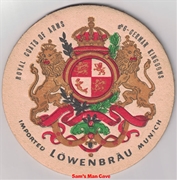 Lowenbrau #6 German Kingdoms Beer Coaster