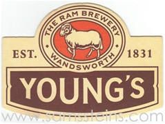 Young's Beer Coaster Young's Beer Coaster