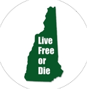 New Hampshire Live Free or Die Tap Handle