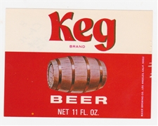 Keg Beer Label