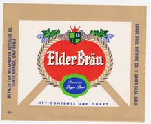 Elder Brau Beer Label