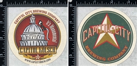 Capitol City Brewing Capitol Kolsch Coaster Capitol City Brewing Capitol Kolsch Coaster