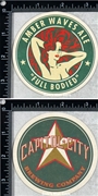 Capitol City Brewing Amber Waves Full Bodied Coaster Capitol City Brewing Amber Waves Full Bodied Coaster