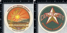 Capitol City Brewing Hefeweizen Coaster