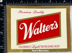 Walter's Beer Label