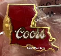 Coors Louisiana Pin