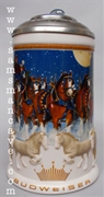 2005 Budweiser Holiday Signature Edition Holiday Stein