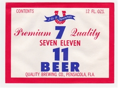 7 11 Beer Label