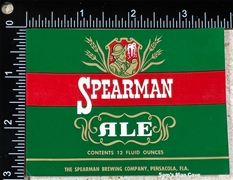 Spearman Ale Beer Label