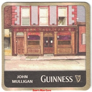Guinness John Mulligan Beer Coaster