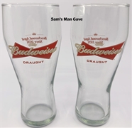 Budweiser Draught Glass Set Budweiser Draught Glass Set