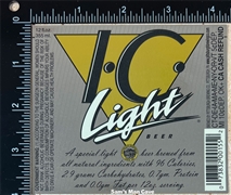 IC Light Beer Label
