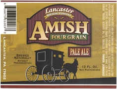 Lancaster Brewing Amish Four Grain Pale Ale Label