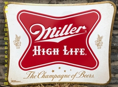 Miller High Life Metal Sign