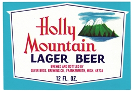 Holly Mountain Lager Beer