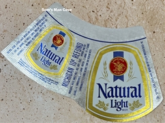 Natural Light Michigan Refund Beer Label