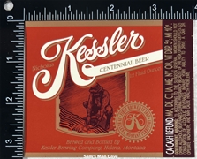 Kessler Centennial Beer Label