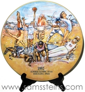 Budweiser 1992 US Summer Olympic Plate Budweiser 1992 US Summer Olympic Plate