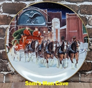 1997 Budweiser Holiday Plate