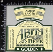 Abita Golden Beer Label with neck