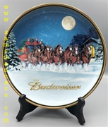 2005 Budweiser Holiday Plate
