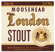 Moosehead London Stout Label