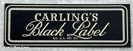 Carling's Black Label Neck Label