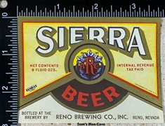 Sierra Beer IRTP Label