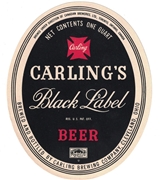 Carling's Black Label Beer Label