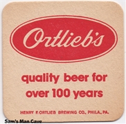 Ortlieb's Quality Beer Coaster