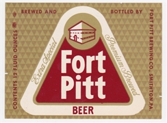 Fort Pitt Extra Special Beer Label