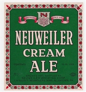 Neuweiler's Cream Ale Label