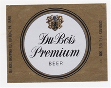 Du Bois Premium Beer Label