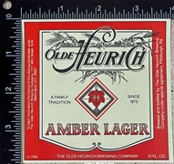 Olde Heurich Amber Lager Label