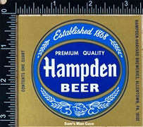 Hampden Beer Label