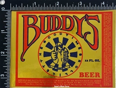 Buddy's Beer Label Buddy's Beer Label
