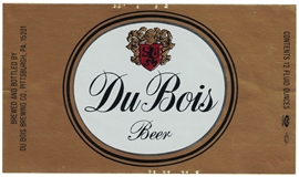 Du Bois Beer Label