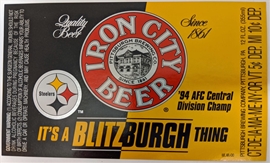 Iron City Blitzburgh Thing Beer Label