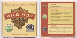 Wild Hop Lager Beer Coaster Wild Hop Lager Beer Coaster