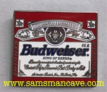 Budweiser Label Pin