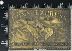 Pony Express Belt Buckle