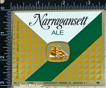 Narragansett Ale Beer Label