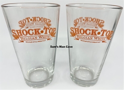 Shock Top Belgian Pint Glass Set Shock Top Belgian Pint Glass Set