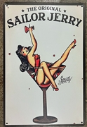 Sailor Jerry Metal Sign