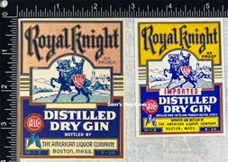 Royal Knight Blended Whiskey Label Set