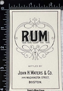 John Waters & Co. RUM Label John Waters & Co. RUM Label